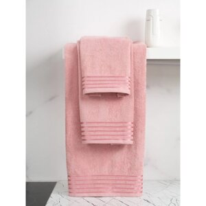 Полотенце махровое Bio-Textiles, 380 гр, размер 50х90 см, цвет розовый