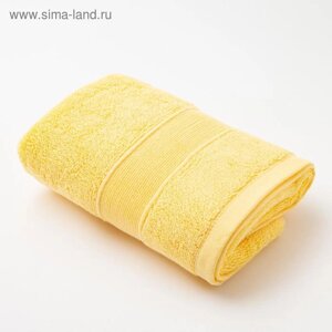Полотенце махровое Этель «Уют» 35х75 см, цвет жёлтый 100% хлопок, 600 гр/м2