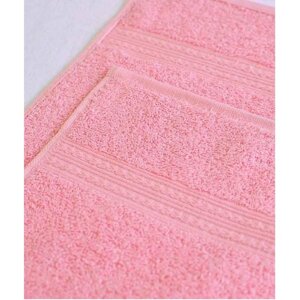 Полотенце махровое, размер 40х70 см, цвет светло-розовый