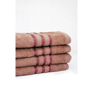 Полотенце махровое, размер 40x70 см, цвет пепельно-розовый