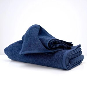 Полотенце махровое «Ринг», размер 50х90 см, цвет тёмно-синий