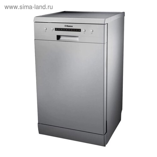 Посудомоечная машина Hansa ZWM 416 SEH, класс А, 12 комплектов, 4 программы, серебристая