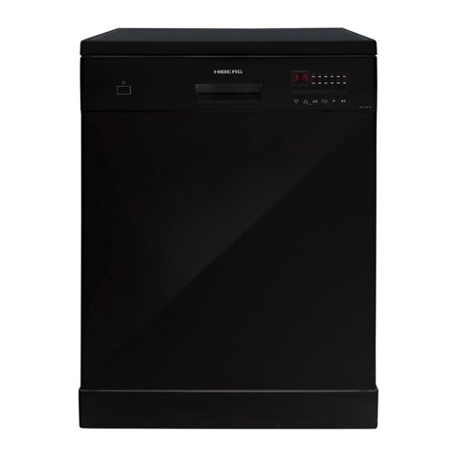 Посудомоечная машина HIBERG F68 1430 B, класс А, 14 комплектов, 8 программ, цвет чёрный