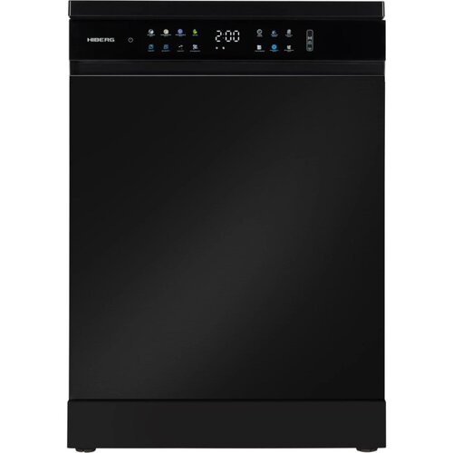 Посудомоечная машина HIBERG F68 1530 LB, класс А, 15 комплектов, 8 режимов, чёрная