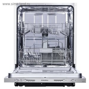 Посудомоечная машина Maunfeld MLP-12S, встраиваемая, класс А+12 комплектов, 4 программы