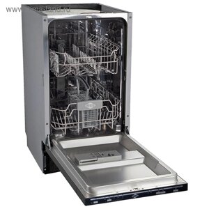 Посудомоечная машина MBS DW-455, встраиваемая, класс А, 9 комплектов, 5 программ