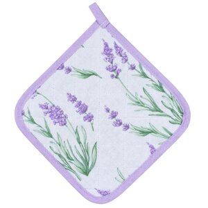 Прихватка Lavender, размер 20х20 см, цвет фиолетовый