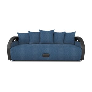 Прямой диван «Мария», еврокнижка, рогожка savana plus, цвет denim