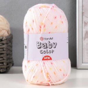 Пряжа "Baby color" 100% акрил 150м/50гр (215 оранж. желт)