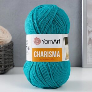 Пряжа "Charisma" 80% шерсть, 20% акрил 200м/100гр (11448 изумруд)