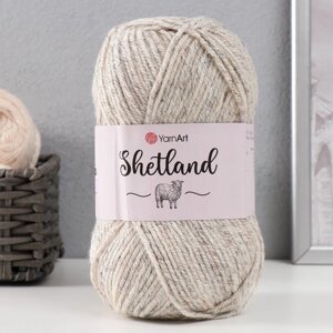 Пряжа "Shetland" 30% шерсть верджин, 70% акрил 220м/100гр (535 бел-беж-сер)