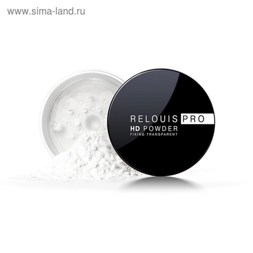 Пудра для лица фиксирующая Relouis PRO HD powder, цвет прозрачный