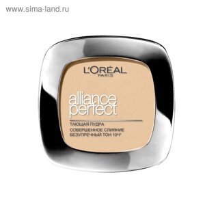 Пудра L'Oreal Alliance Perfect Совершенное слияние, тон D5, цвет песочно-золотистый