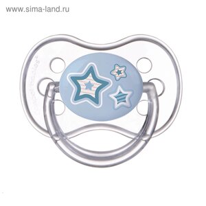 Пустышка силиконовая круглая Newborn baby, от 0 до 6 мес., цвет МИКС