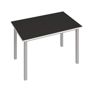 Раздвижной стол «Фристайл 3», 1000/1420632745 мм, ЛДСП / стекло / металл, цвет чёрный