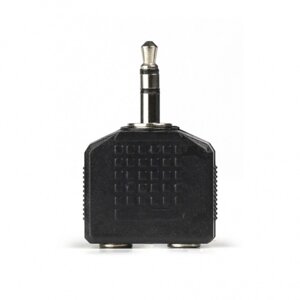 Разветвитель аудио Smartbuy A202, Jack 3.5 мм (3pin)(m)-2хJack 3.5 мм (3pin)(f), черный