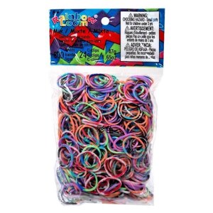 Резиночки для плетения браслетов RAINBOW LOOM, ассорти