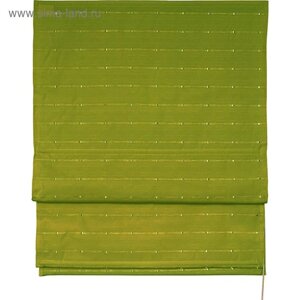 Римская штора «Терра», размер 100х160 см, цвет зелёный