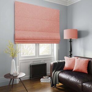 Римская штора «Тина», размер 100х175 см, цвет светло-розовый
