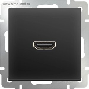 Розетка HDMI WL08-60-11, цвет черный