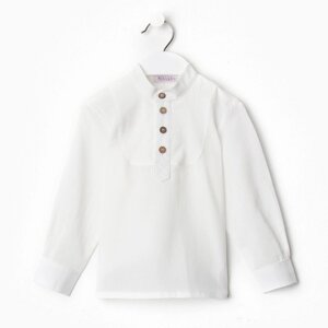 Рубашка для мальчика MINAKU цвет белый, рост 158