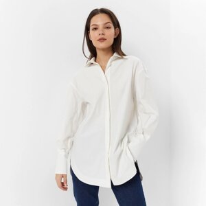 Рубашка женская MINAKU: Casual Collection цвет белый, р-р 44