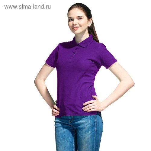 Рубашка женская, размер 50, цвет фиолетовый