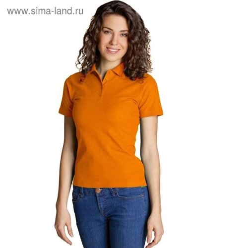 Рубашка женская, размер 50, цвет оранжевый