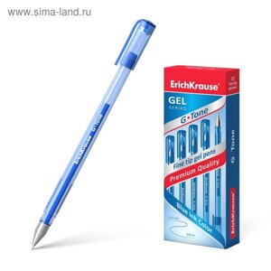 Ручка гелевая ErichKrause G-Tone, узел 0.5 мм, длина линии письма 500 метров