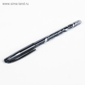 Ручка гелевая со стираемыми чернилами 0,5 мм, стержень чёрный корпус тонированный