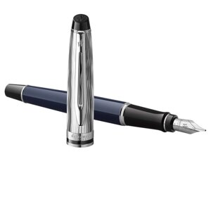Ручка перьевая Waterman Expert SE Deluxe Blue CT, 0.8мм, синяя, подар/уп 2166426