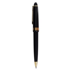 Ручка шариковая автоматическая "Лого" 0.5 мм, стержень синий, чёрный корпус