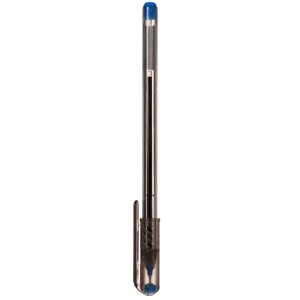 Ручка шариковая MY-TECH, 0.7 мм, стержень синий, корпус прозрачный, игольчатый пишущий узел
