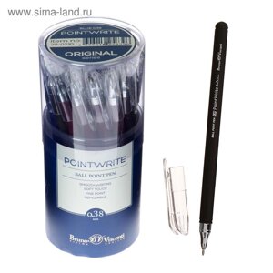 Ручка шариковая PointWrite. Original, узел 0.38 мм, синие чернила, матовый корпус Silk Touch, МИКС