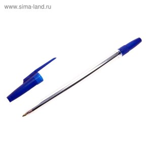 Ручка шариковая СТАММ "511", узел 0.7 мм, чернила синие, стержень 152 мм