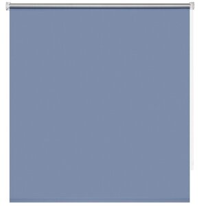 Рулонная штора блэкаут «Плайн», 100х160 см, цвет васильковый