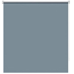Рулонная штора блэкаут «Плайн», 60х160 см, цвет синяя сталь