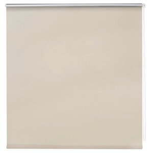 Рулонная штора Decofest «Блэкаут Плайн», 120x250 см, цвет слоновая кость