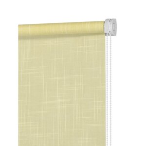 Рулонная штора Decofest «Шантунг», 65x250 см, цвет лимонный
