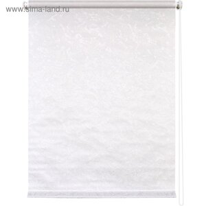 Рулонная штора «Фрост», 140 х 175 см, цвет белый