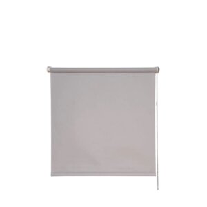Рулонная штора «Комфортиссимо», 120х160 см, цвет стальной, фурнитура белая