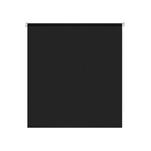 Рулонная штора «Плайн», 120х160 см, цвет чёрный графит