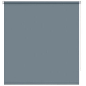 Рулонная штора «Плайн», 120х160 см, цвет синяя сталь