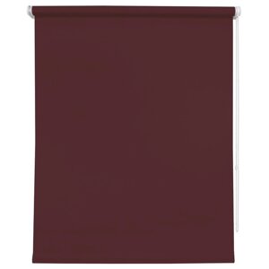 Рулонная штора «Плайн», 140х175 см, цвет бордовый