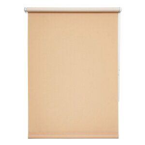 Рулонная штора «Плайн», 43х175 см, цвет персиковый