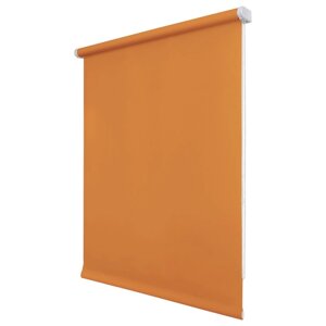 Рулонная штора «Плайн», 48х175 см, цвет оранжевый