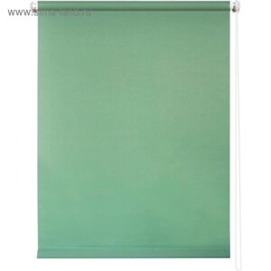 Рулонная штора «Плайн», 52 х 175 см, цвет светло-зелёный