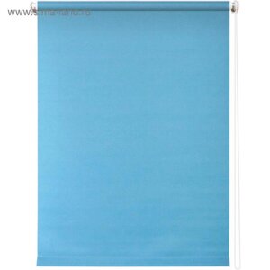 Рулонная штора «Плайн», 78 х 175 см, цвет голубой