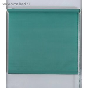 Рулонная штора «Простая MJ» 220х160 см, цвет зеленый