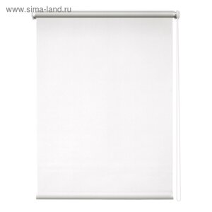 Рулонная штора «Сильвер», 120 х 175 см, блэкаут, цвет белый